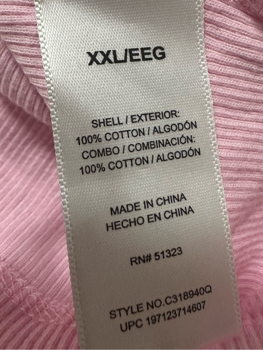 Vince Camuto Peony Pink Puff-Sleeve Crewneck Top, Ribbed, XXL 100% Cotton 🩷🩷❤️🩷🩷 - Picture 4 of 5
